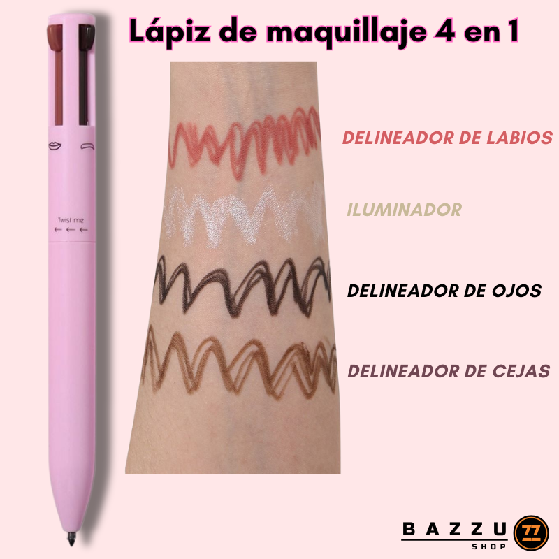 Lápiz de maquillaje 4 en 1